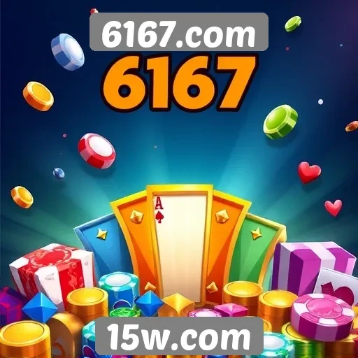 Variedade de jogos disponíveis em 6167.com